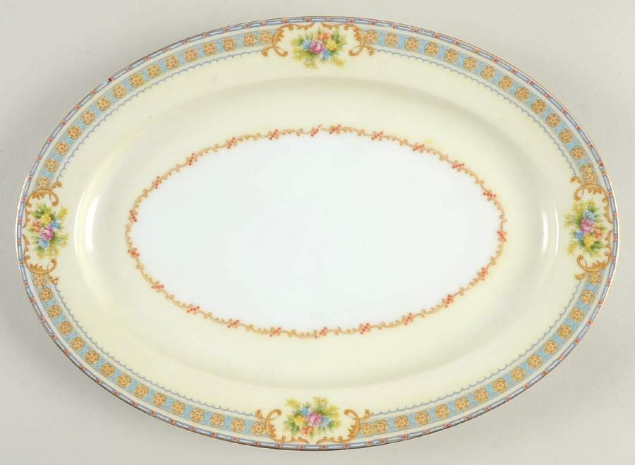 IMP1 12" Oval Serving Platter by Imperial (Japan)-1