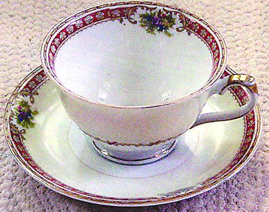 IMP12 Footed Cup & Saucer Set by Imperial (Japan)-1