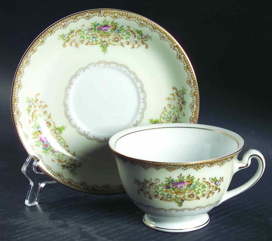 IMP20 Footed Cup & Saucer Set by Imperial (Japan)-1