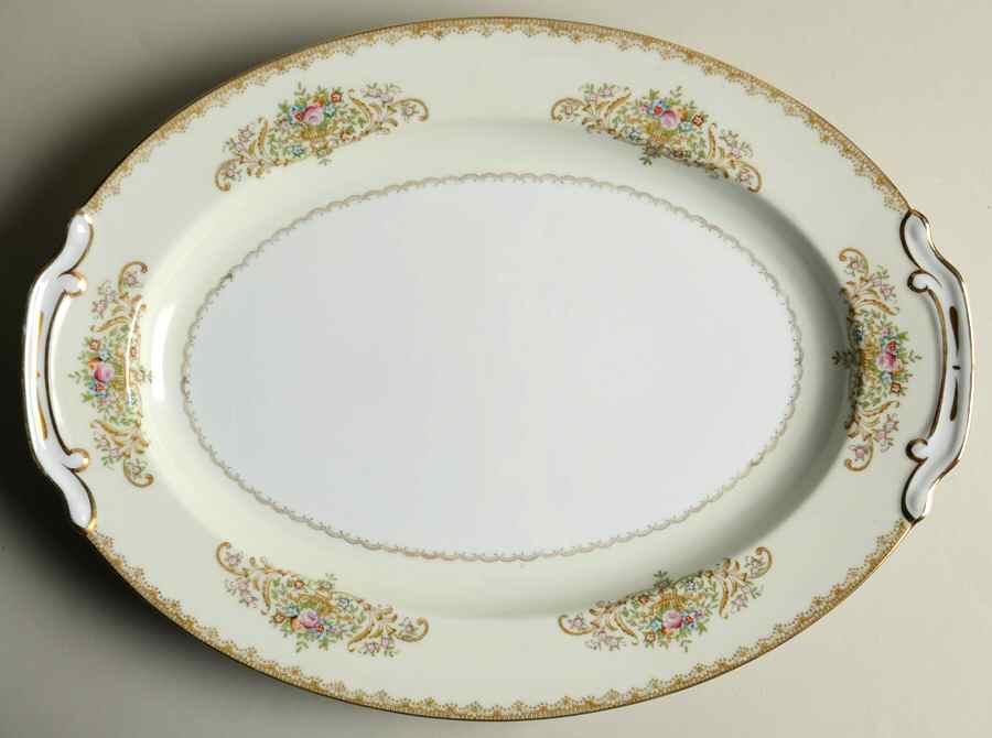 IMP20 16" Oval Serving Platter by Imperial (Japan)-1