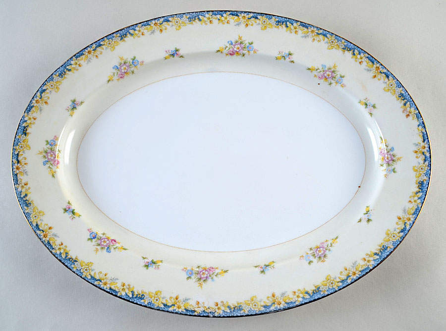 IMP27 16" Oval Serving Platter by Imperial (Japan)-1