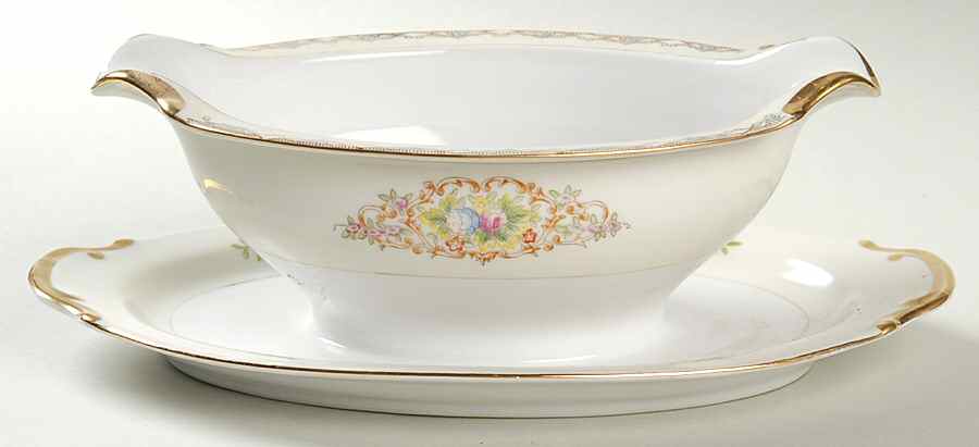 IMP3 Gravy Boat with Attached Underplate by Imperial (Japan)-1