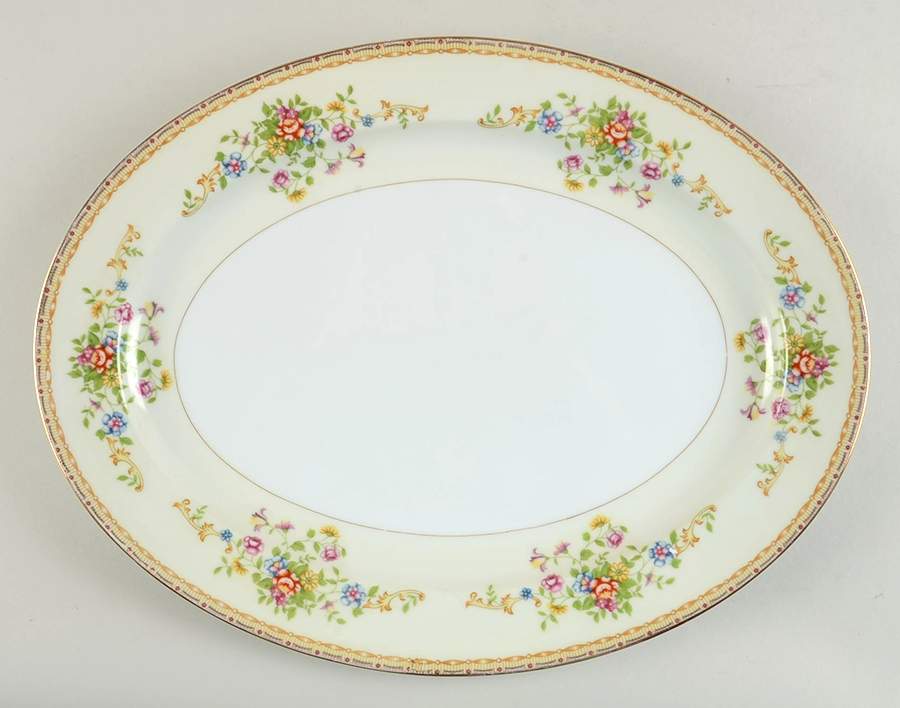 IMP3 16" Oval Serving Platter by Imperial (Japan)-1