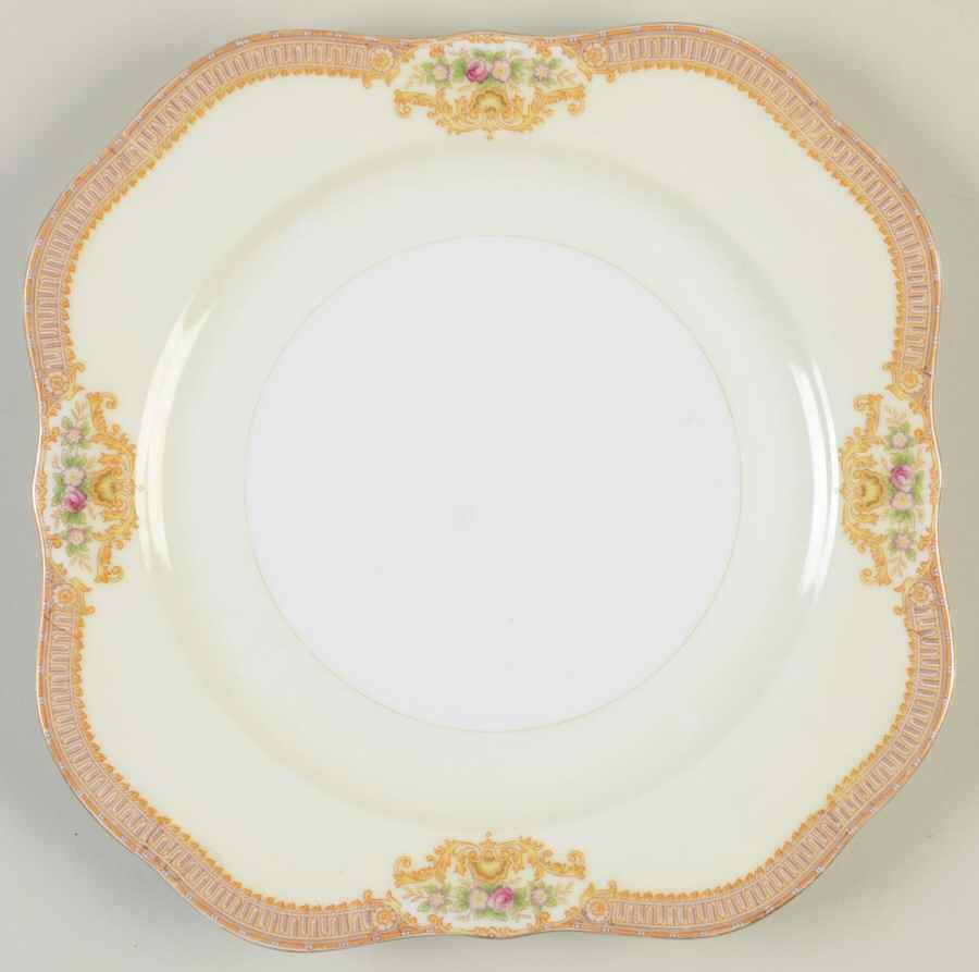 IMP5 Square Salad Plate by Imperial (Japan)-1