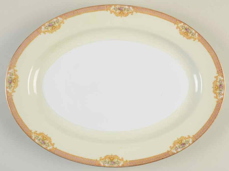IMP5 15" Oval Serving Platter by Imperial (Japan)-1