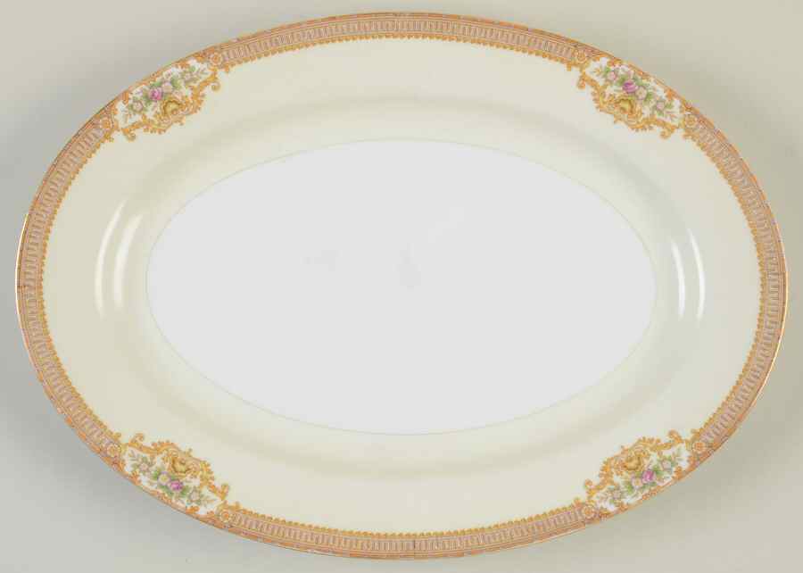 IMP5 11" Oval Serving Platter by Imperial (Japan)-1