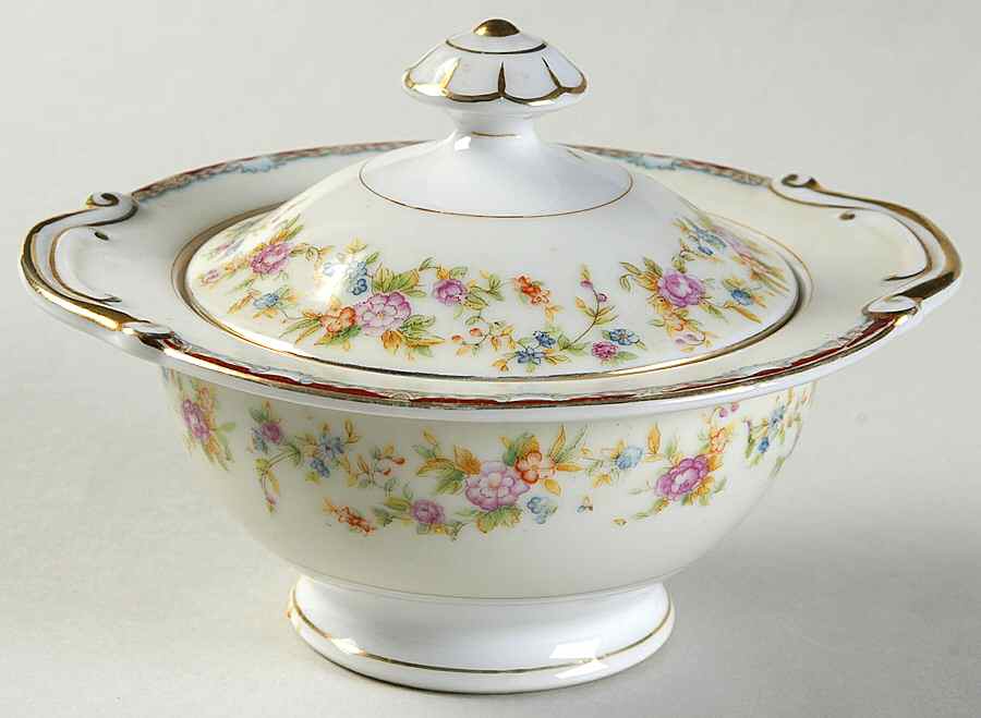 IMP6 Sugar Bowl & Lid by Imperial (Japan)-1