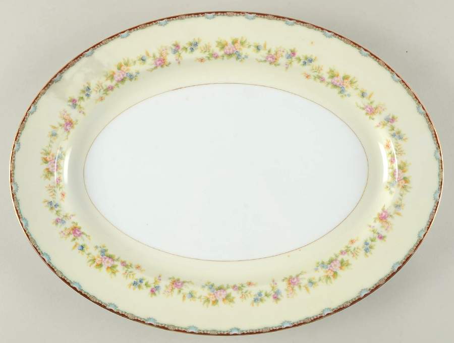 IMP6 16" Oval Serving Platter by Imperial (Japan)-1