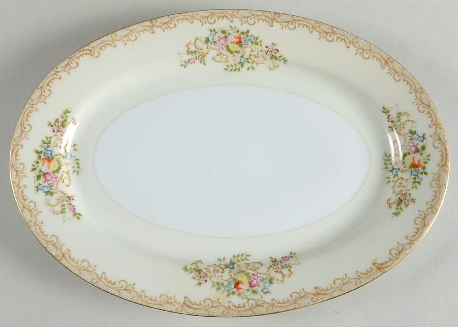 IMP7 11" Oval Serving Platter by Imperial (Japan)-1