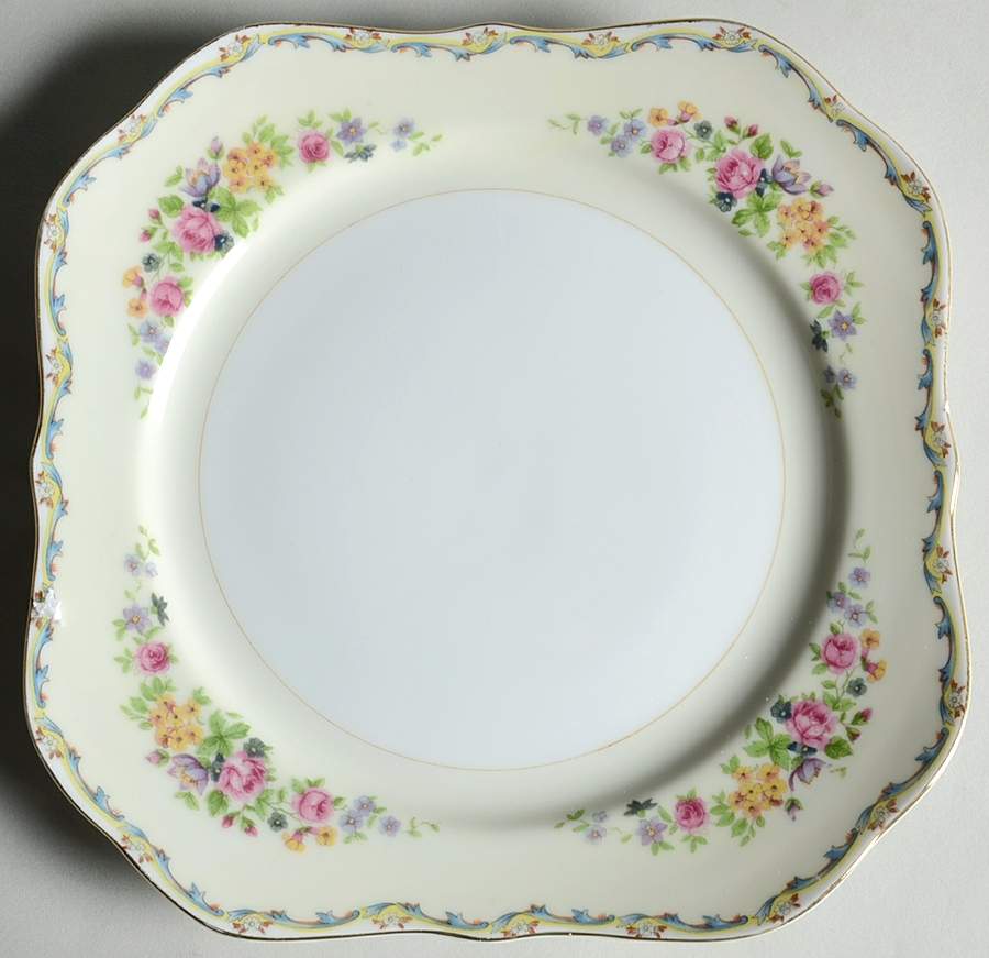 IMP8 Square Salad Plate by Imperial (Japan)-1