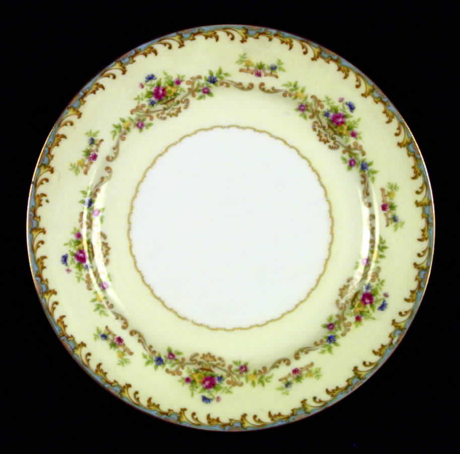 Jacqueline (Blue Edge) Dinner Plate by Imperial (Japan)-1