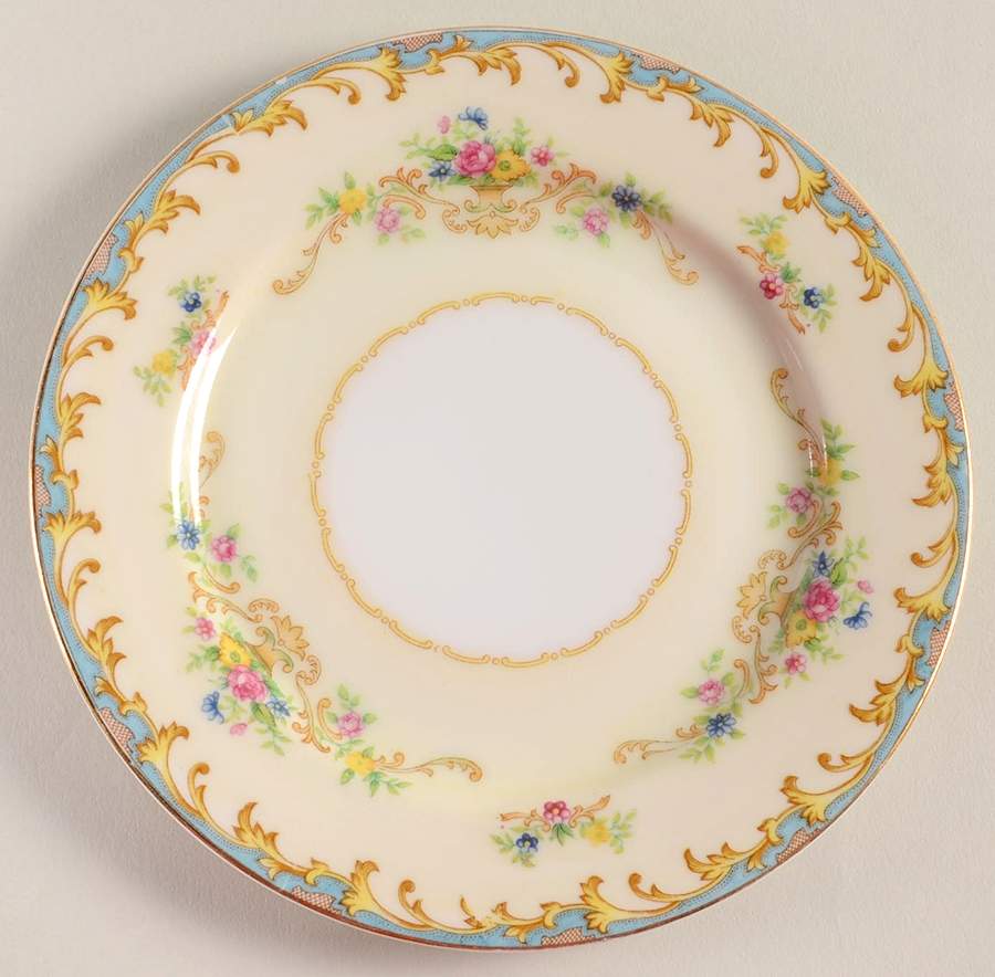 Jacqueline (Blue Edge) Bread & Butter Plate by Imperial (Japan)-1