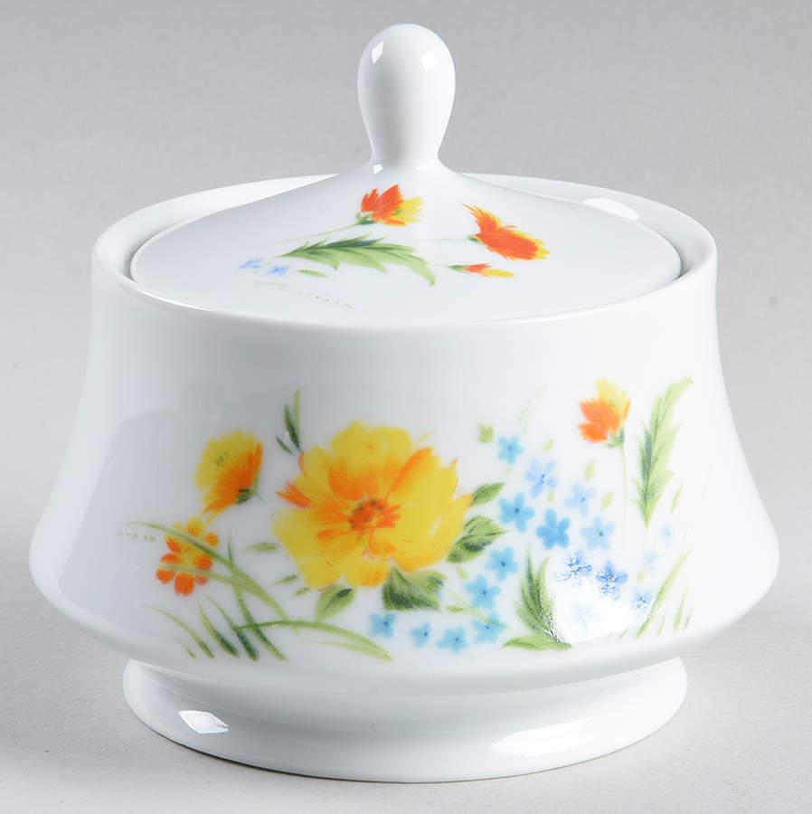 Just Spring Sugar Bowl & Lid by Imperial (Japan)-1