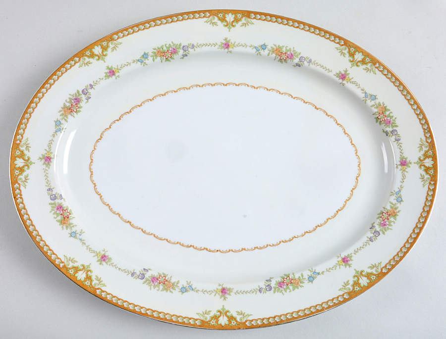Kuiupo 16" Oval Serving Platter by Imperial (Japan)-1