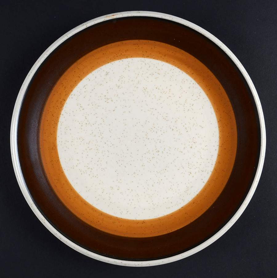 Mocha Salad Plate by Imperial (Japan)-1