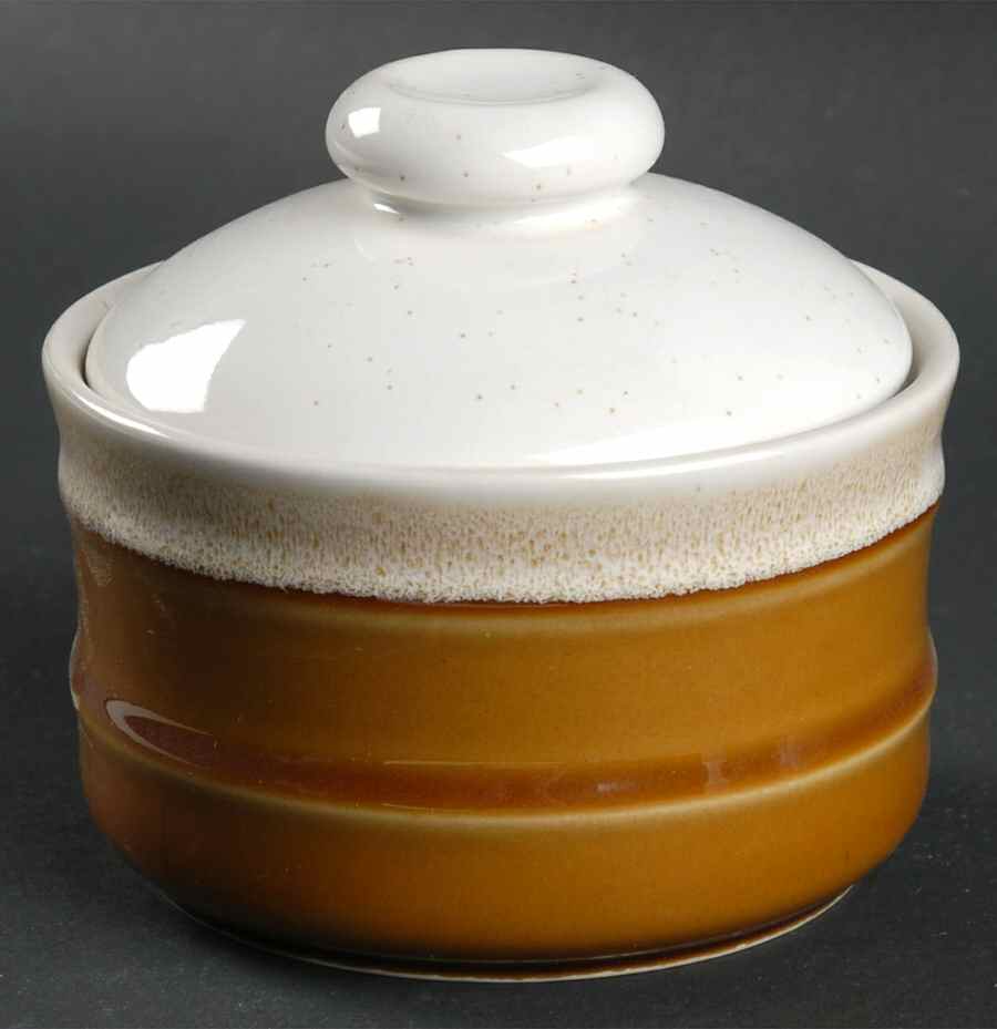 Mountain Song Sugar Bowl & Lid by Imperial (Japan)-1