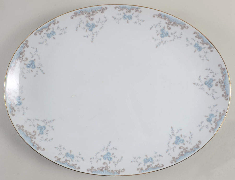Seville 16" Oval Serving Platter by Imperial (Japan)-1