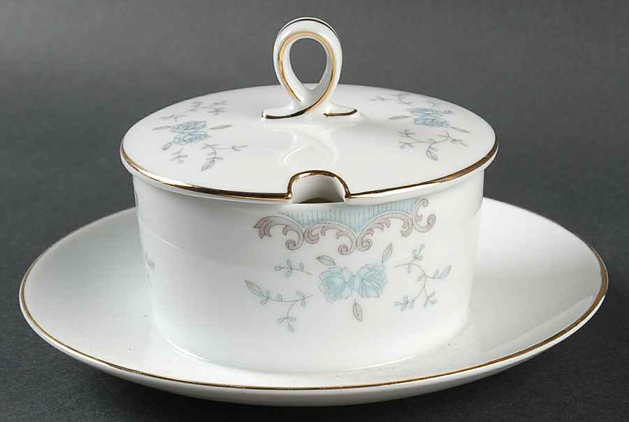 Seville Mayonnaise with Attached Underplate & Lid by Imperial (Japan)-1