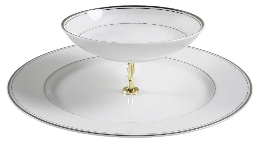 Sincerity 3 1/4"-3 7/8" Chip & Dip/Veg Set 2 Pce (DP/FR) HC by Imperial (Japan)-1