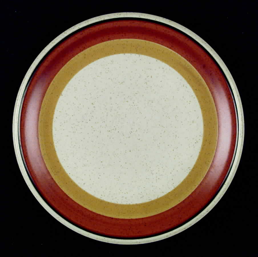 Tangerine Dinner Plate by Imperial (Japan)-1