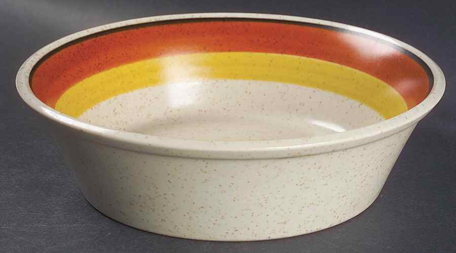 Tangerine 8" Round Vegetable Bowl by Imperial (Japan)-1