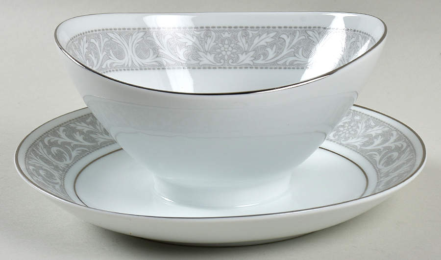 Whitney Gravy Boat with Attached Underplate by Imperial (Japan)-1
