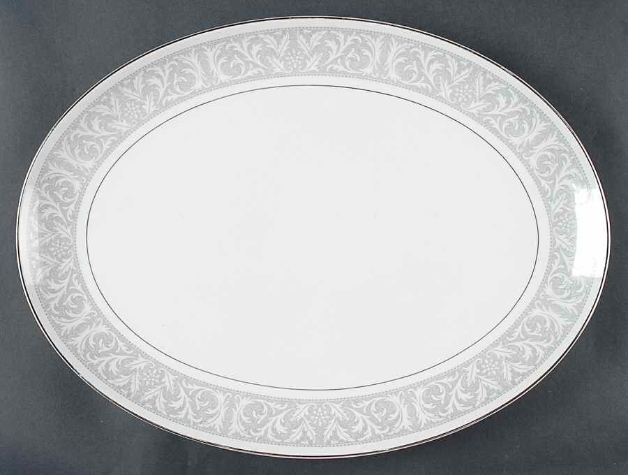 Whitney 14" Oval Serving Platter by Imperial (Japan)-1