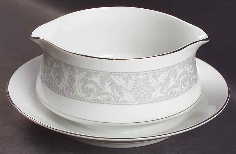 Whitney Gravy Boat with Attached Underplate by Imperial (Japan)-1