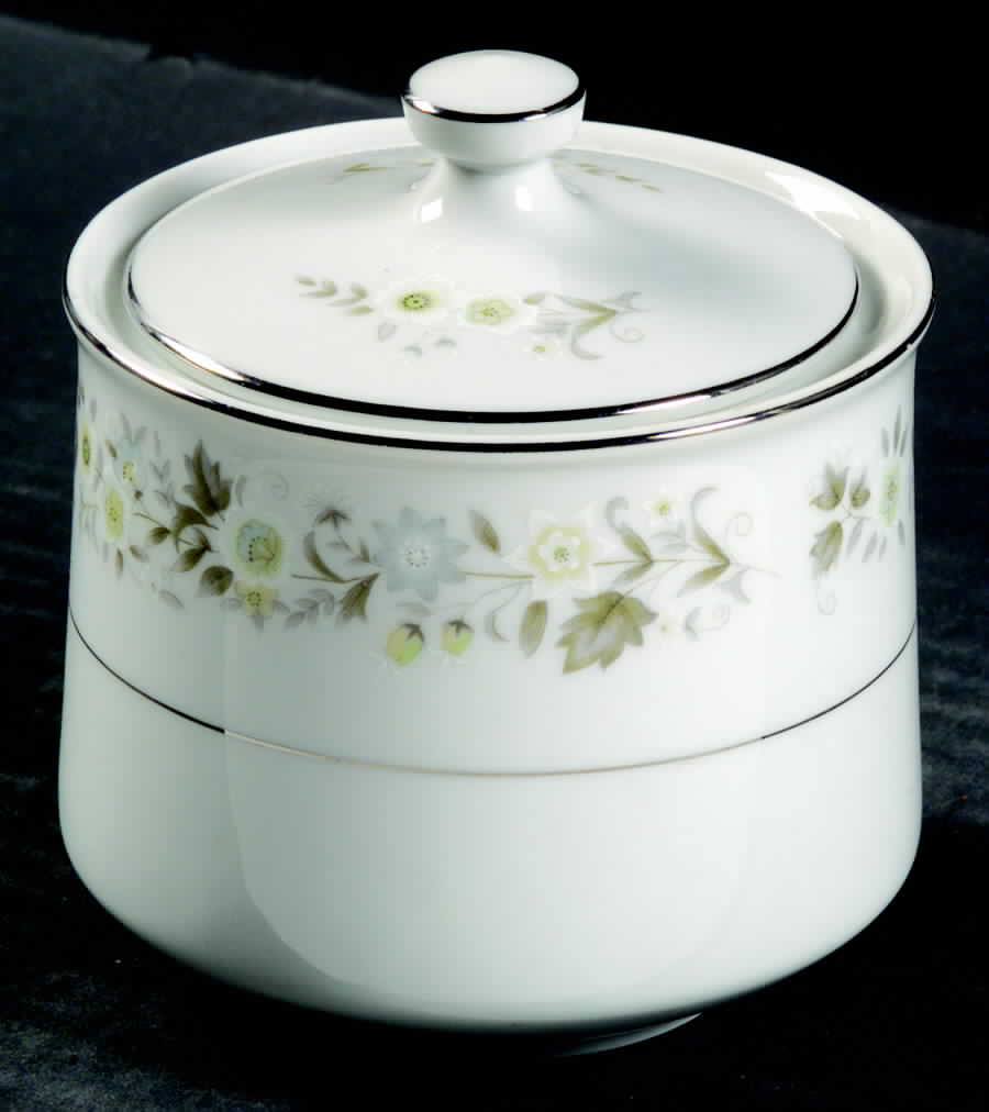 Wild Flower Sugar Bowl & Lid by Imperial (Japan)-1