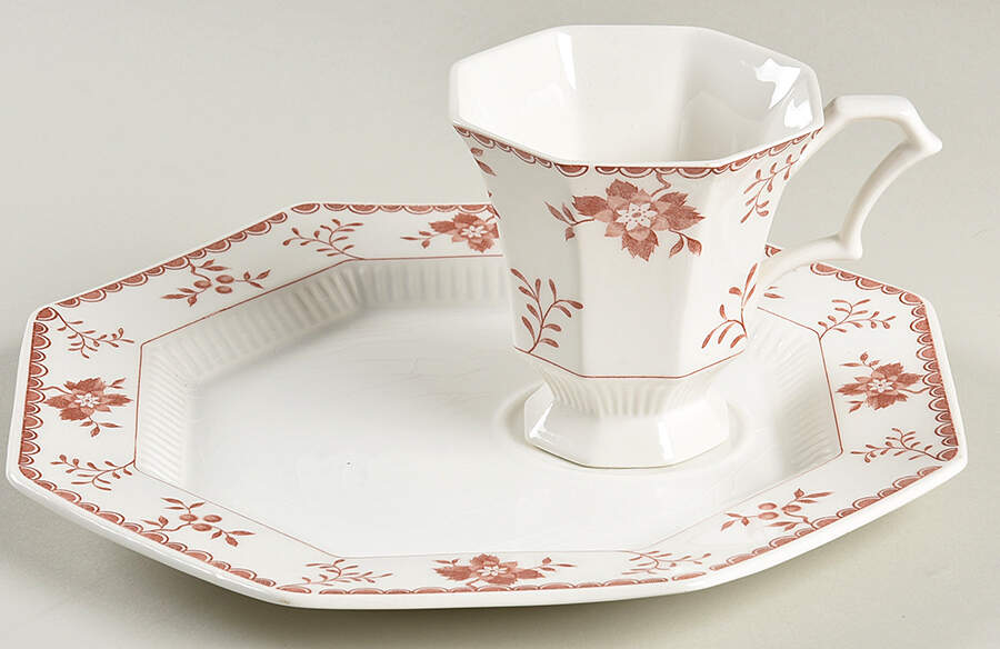 Bittersweet Snack Plate & Cup Set by Independence-1