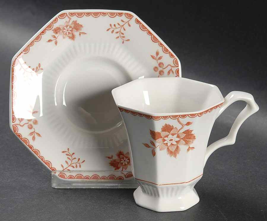 Bittersweet Footed Demitasse Cup & Saucer Set by Independence-1