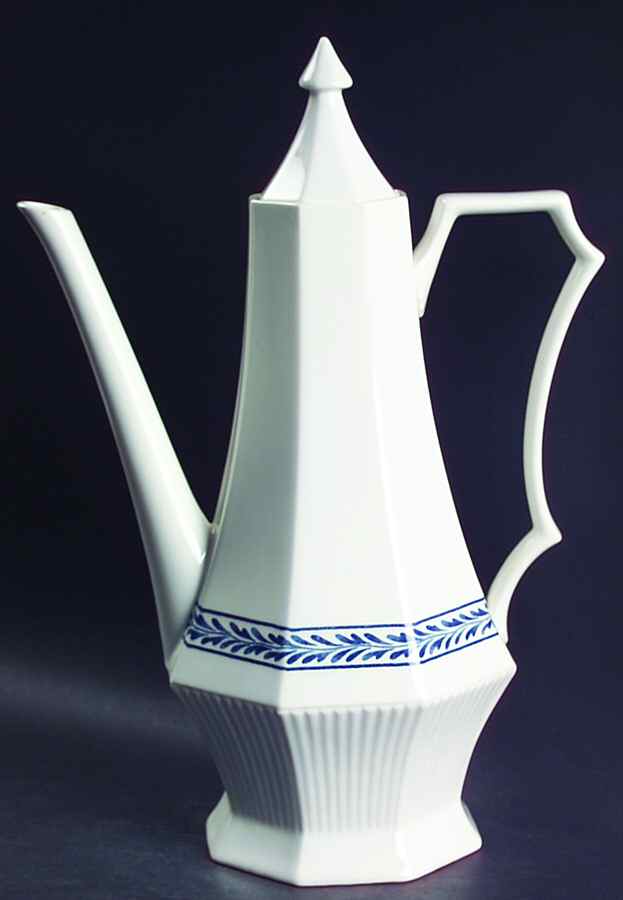 Blue Tulip Coffee Pot & Lid by Independence-1