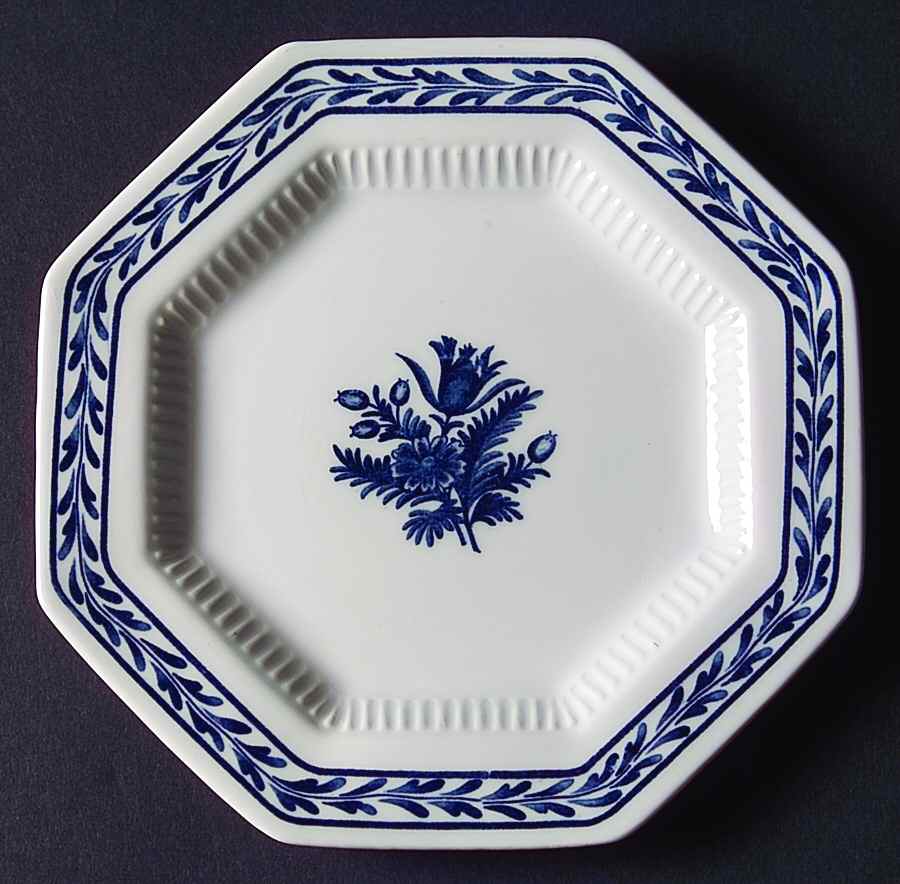 Blue Tulip Bread & Butter Plate by Independence-1