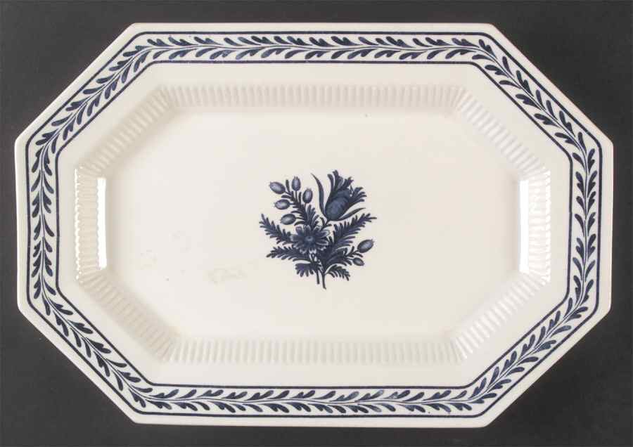 Blue Tulip 13" Oval Serving Platter by Independence-1