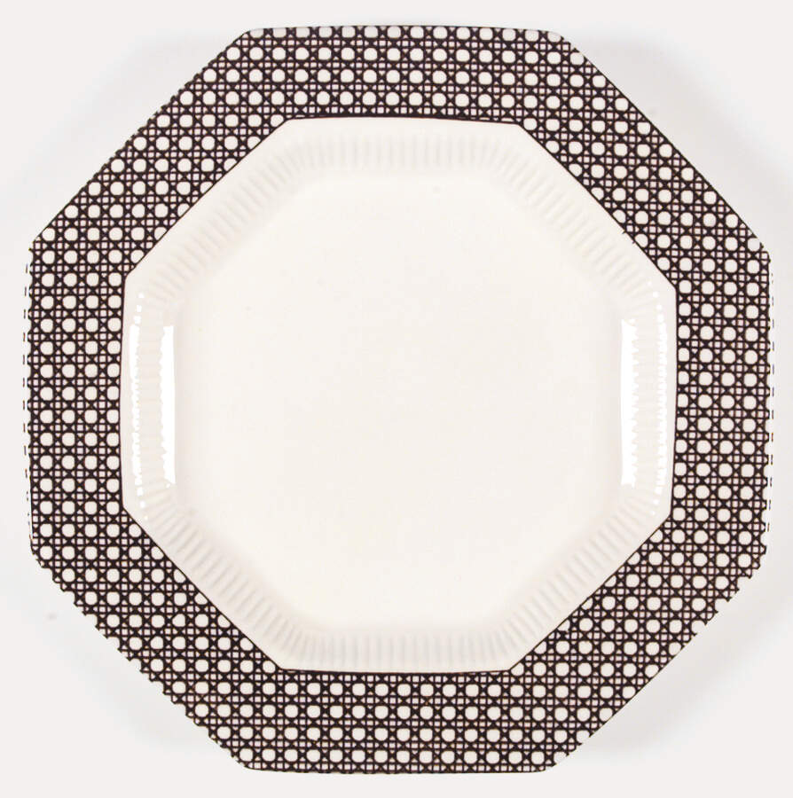 Cane Brown Dinner Plate by Independence-1