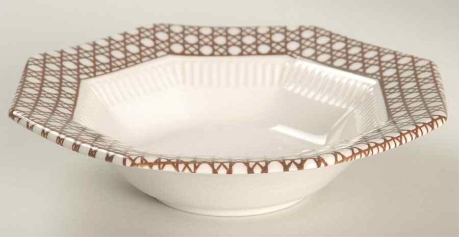 Cane Brown Rim Fruit/Dessert (Sauce) Bowl by Independence-1