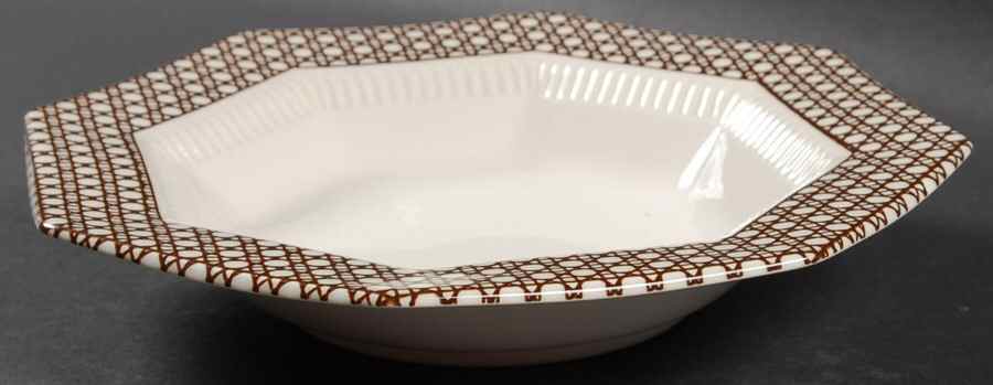 Cane Brown Rim Soup Bowl by Independence-1