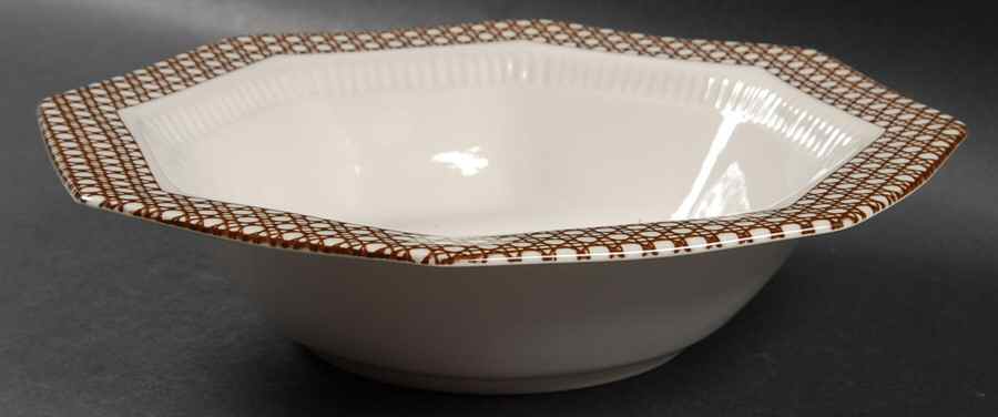 Cane Brown 9" Round Vegetable Bowl by Independence-1