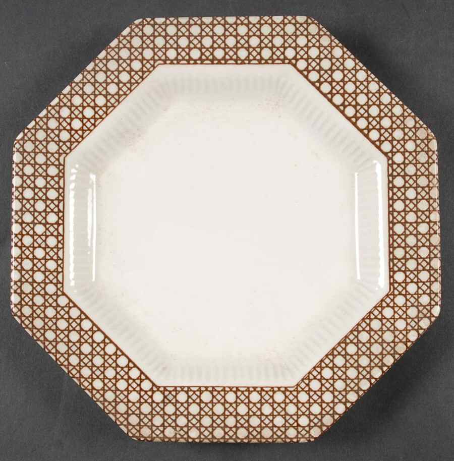 Cane Brown Salad Plate by Independence-1