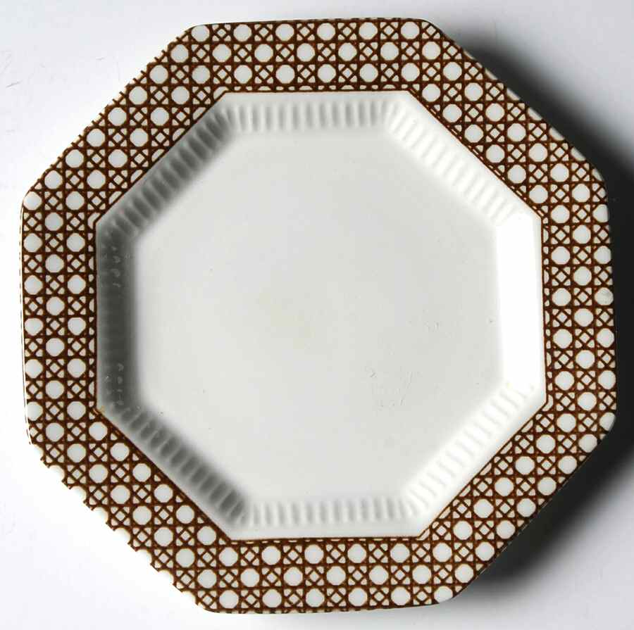 Cane Brown Bread & Butter Plate by Independence-1