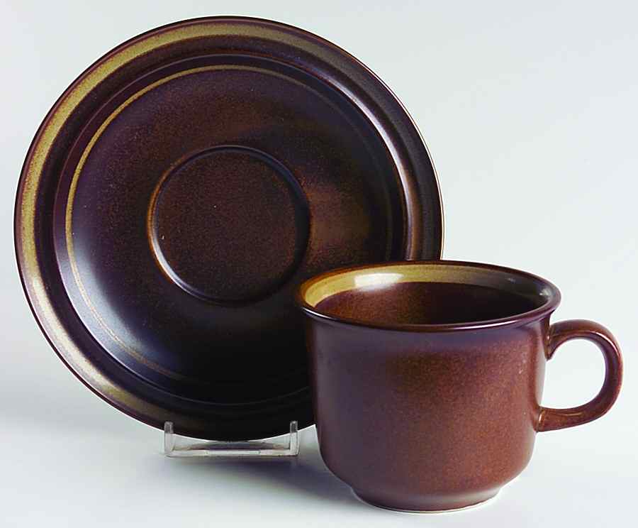 Cimarron Flat Cup & Saucer Set by Independence-1