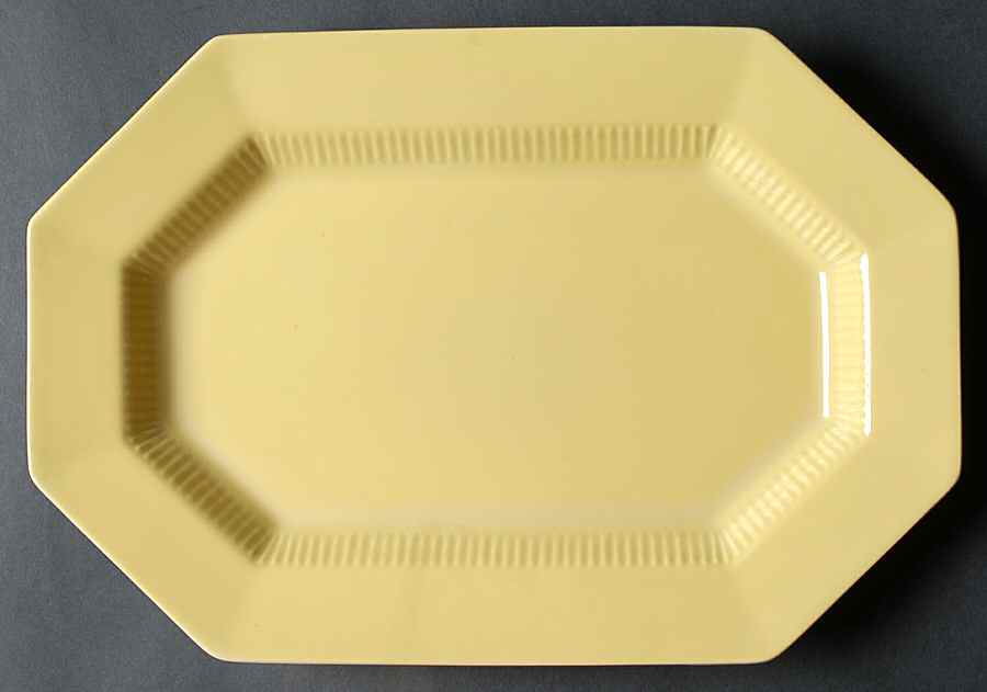 Daffodil  All Yellow 13" Oval Serving Platter by Independence-1