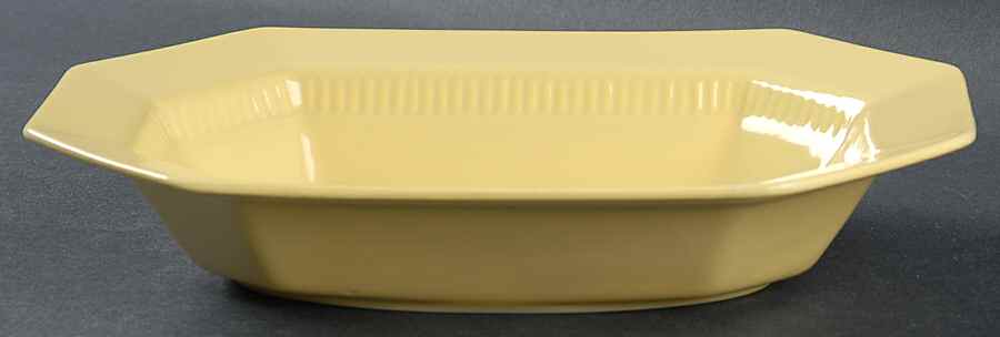 Daffodil  All Yellow 9" Oval Vegetable Bowl by Independence-1