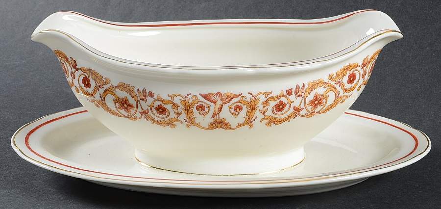 IND4 Gravy Boat with Attached Underplate by Independence-1