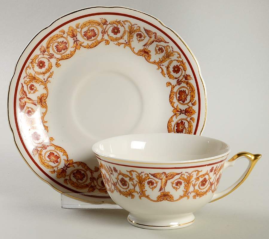 IND4 Footed Cup & Saucer Set by Independence-1