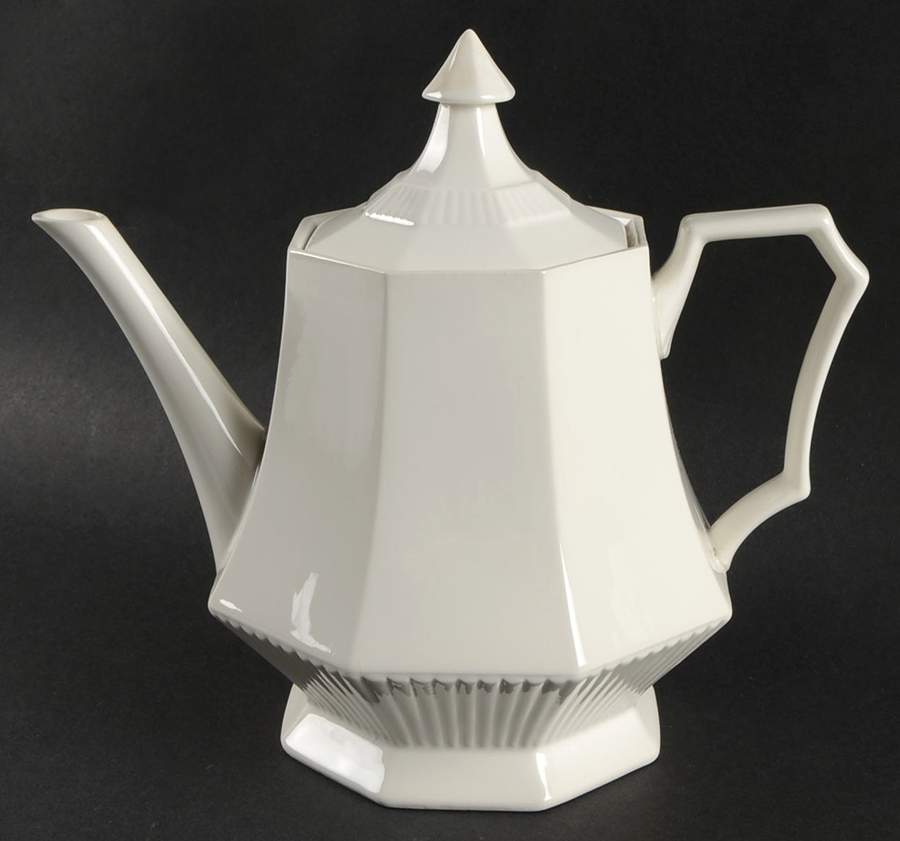 Independence White Teapot & Lid by Independence-1
