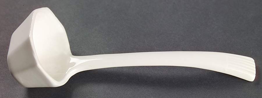 Independence White Solid Piece Sauce Ladle by Independence-1