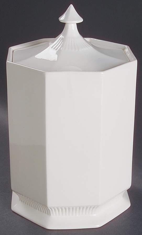 Independence White Large Canister & Lid by Independence-1