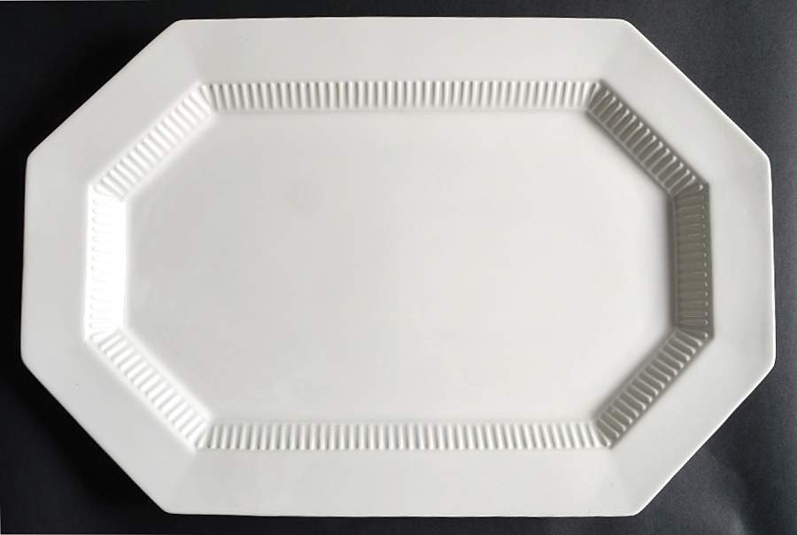 Independence White 20" Oval Serving Platter by Independence-1