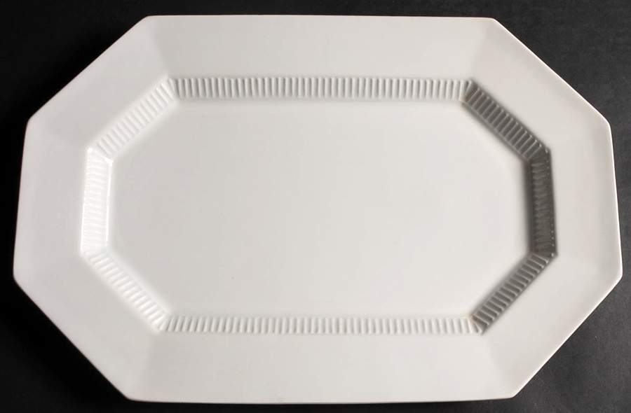 Independence White 15" Oval Serving Platter by Independence-1